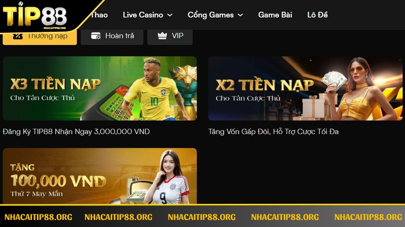 Nạp lần đầu nhận ngay 100% giá trị cho game thủ